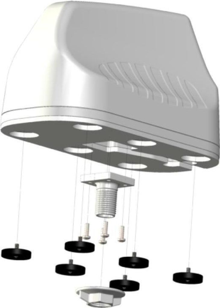 Poynting Antennas 5G/LTE KFZ/Marine A-MIMO-0003-V2-12 weiß SMA (M) 1,84,5dbi 4G MIMO 2M SMA-M Kabel IP67