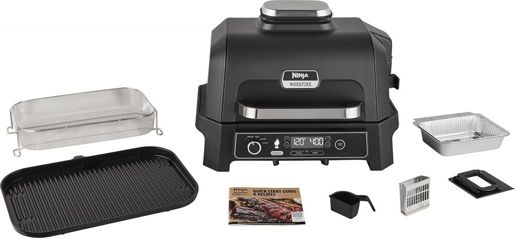 Ninja Woodfire Pro XL Elektrogrill Set Ständer Abdeckung Produktbild 5