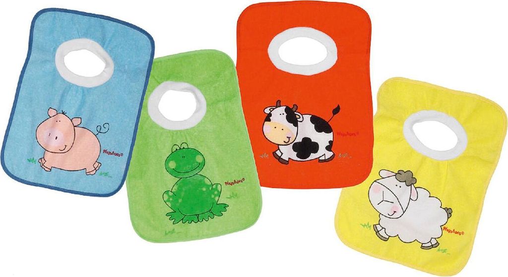 Playshoes unisex detský náprsenkový podbradník 4-pack Obrázok produktu 