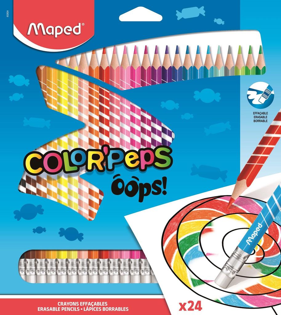 Maped OOPS!, Wielobarwny, 24 szt. Zdjęcie produktu 
