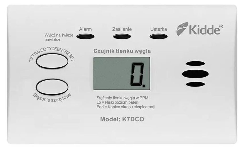 Kidde K7DCO Kohlenmonoxidmelder mit LCD-Display Produktbild 