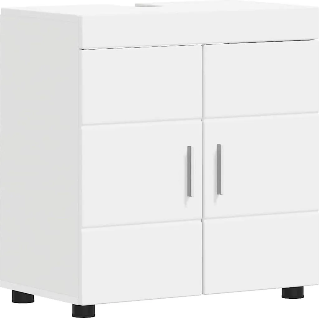 SYFAX™ Set di Armadi da Bagno TULUM Bianco 60 x 34 x 63 cm