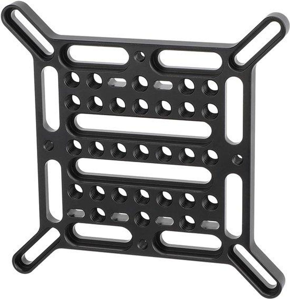 Famanu Käseplatte mit Messhalter 75 × 75 mm und 100 × 100 mm – Natur