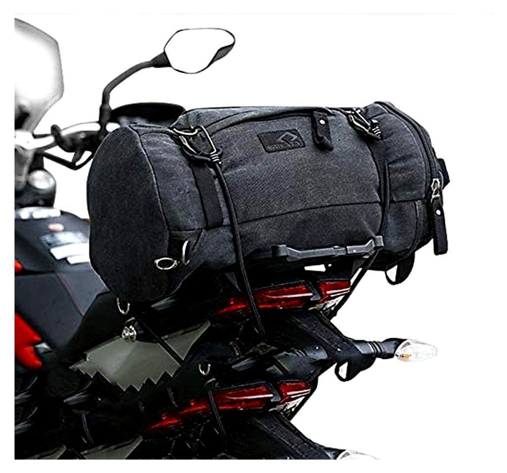 Hecktasche Vintage 25L für Triumph Bonneville Bobber/Black grau