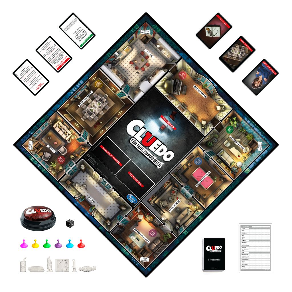Hasbro - Cluedo - Für gute Schummler Brettspiel Produktbild 4