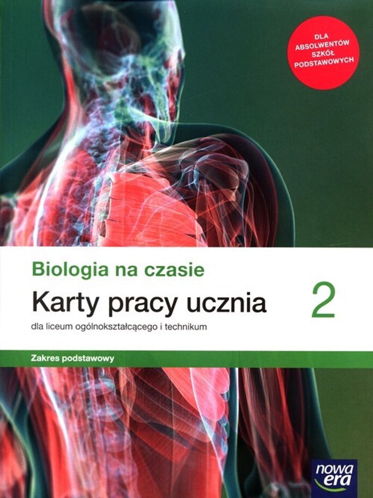 Biologia na czasie 2. Karty pracy ucznia dla liceum ogólnokształcącego i technikum. Zakres podstawowy