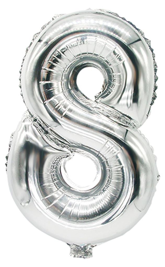 PAPSTAR 86838 PAPSTAR balon foliowy "Cyfry", cyfra: 8, Zdjęcie produktu 