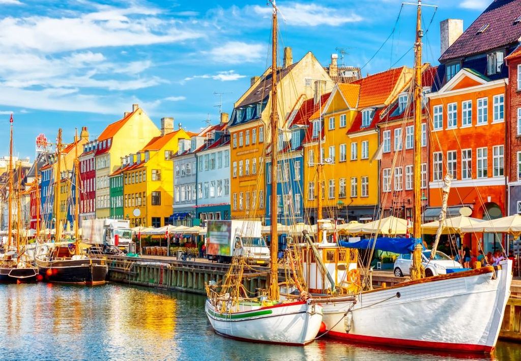 Bluebird puzzle Nyhavn Harbour Kodaň 1000 dielikov Obrázok produktu 