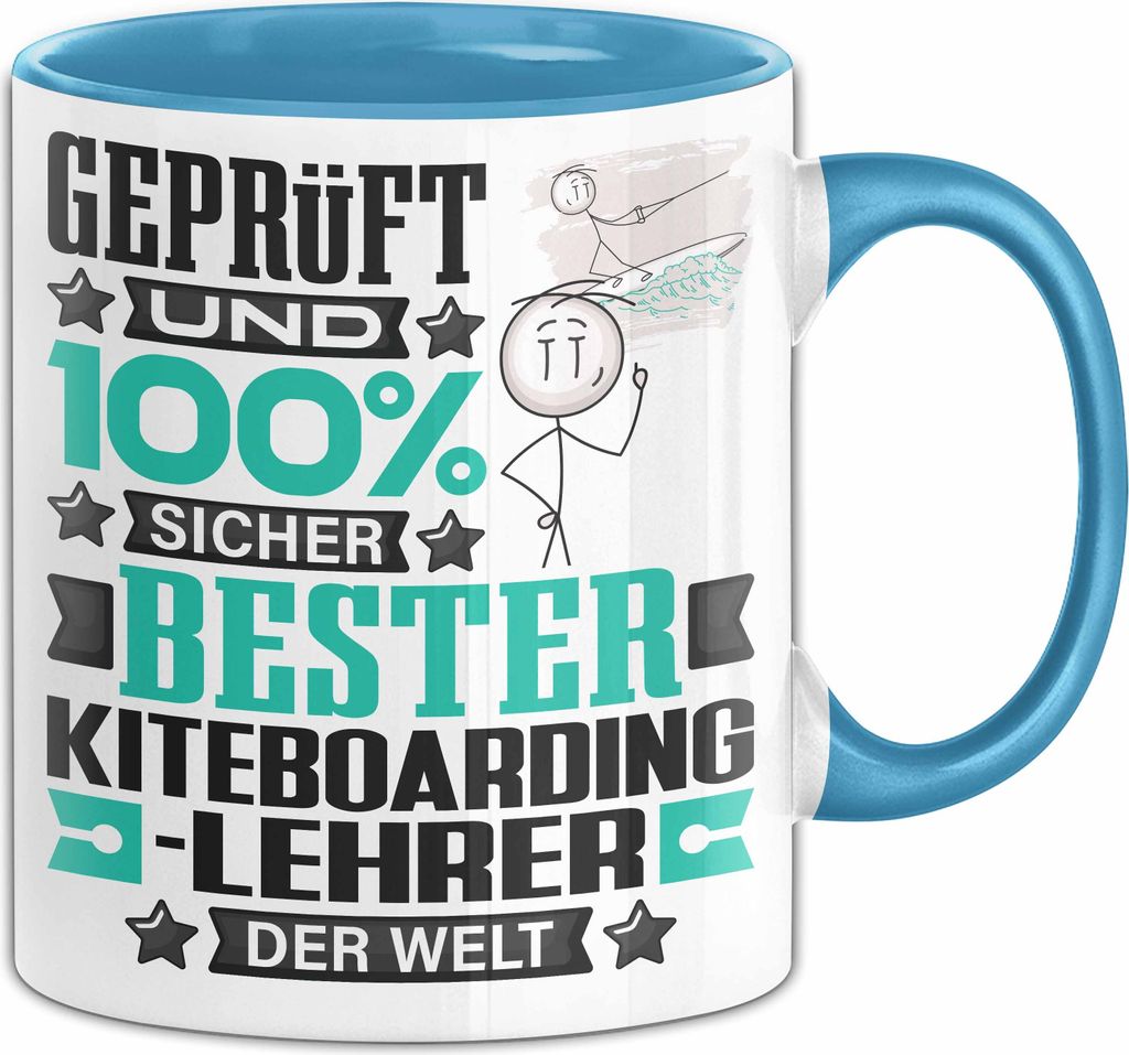 Kiteboarding-Lehrer Geschenk Lustiger Spruch für Produktbild 