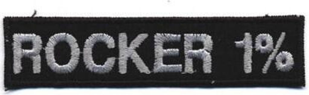 Aufnäher - Rocker 1 Prozent - 03180 - Gr. ca. 10 x 3,5 cm - Patches