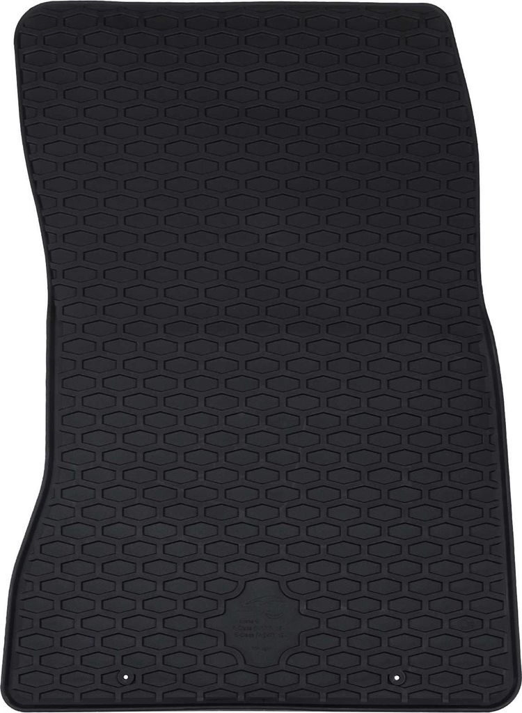 vidaXL Autofußmatte 4 pcs Schwarz Geeignet für MERCEDES a 2018- Gummi