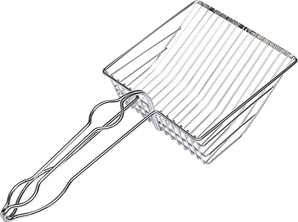 Pala Setaccio Lettiera Acciaio Inox 3.8mm - Alta Efficienza Ergonomica - 4