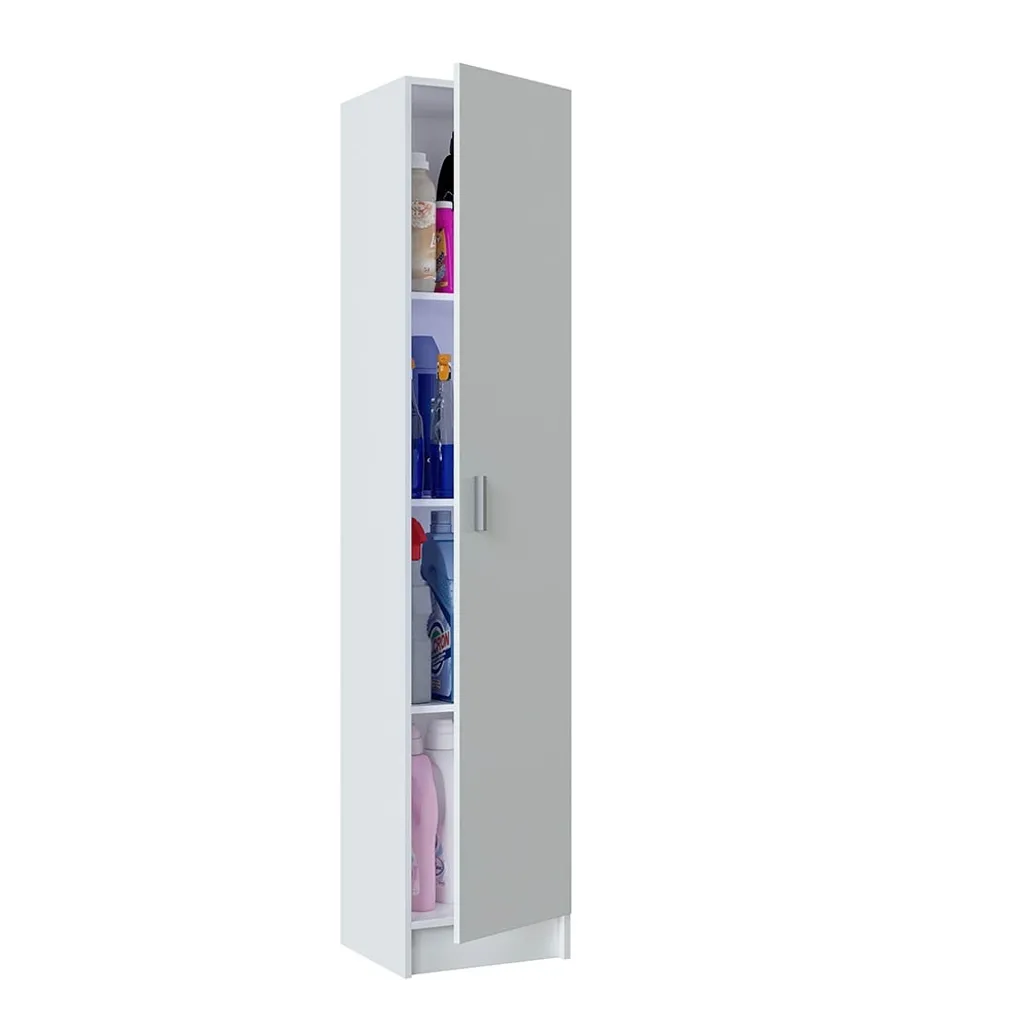 Armoire polyvalente Multipurpose blanche dim. 37x180x37 cm pour studio