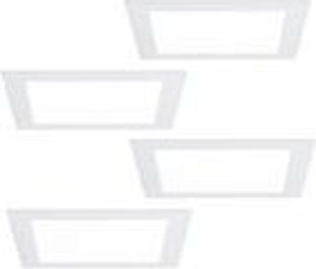 4 x Einbaupanel Neutralweiß 8W Verbrauch 550lm = 60W Licht Eckig weiß 4000K