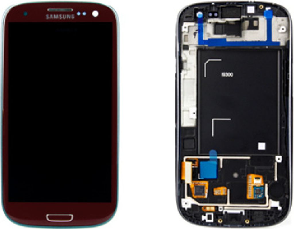 Samsung Galaxy S3 i9300 Touchscreen + Display Einheit braun