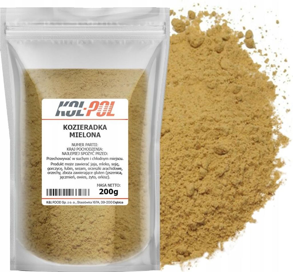 KOZIERADKA MIELONA 200g Naturalna aromatyczna przyprawa Zdjęcie produktu 