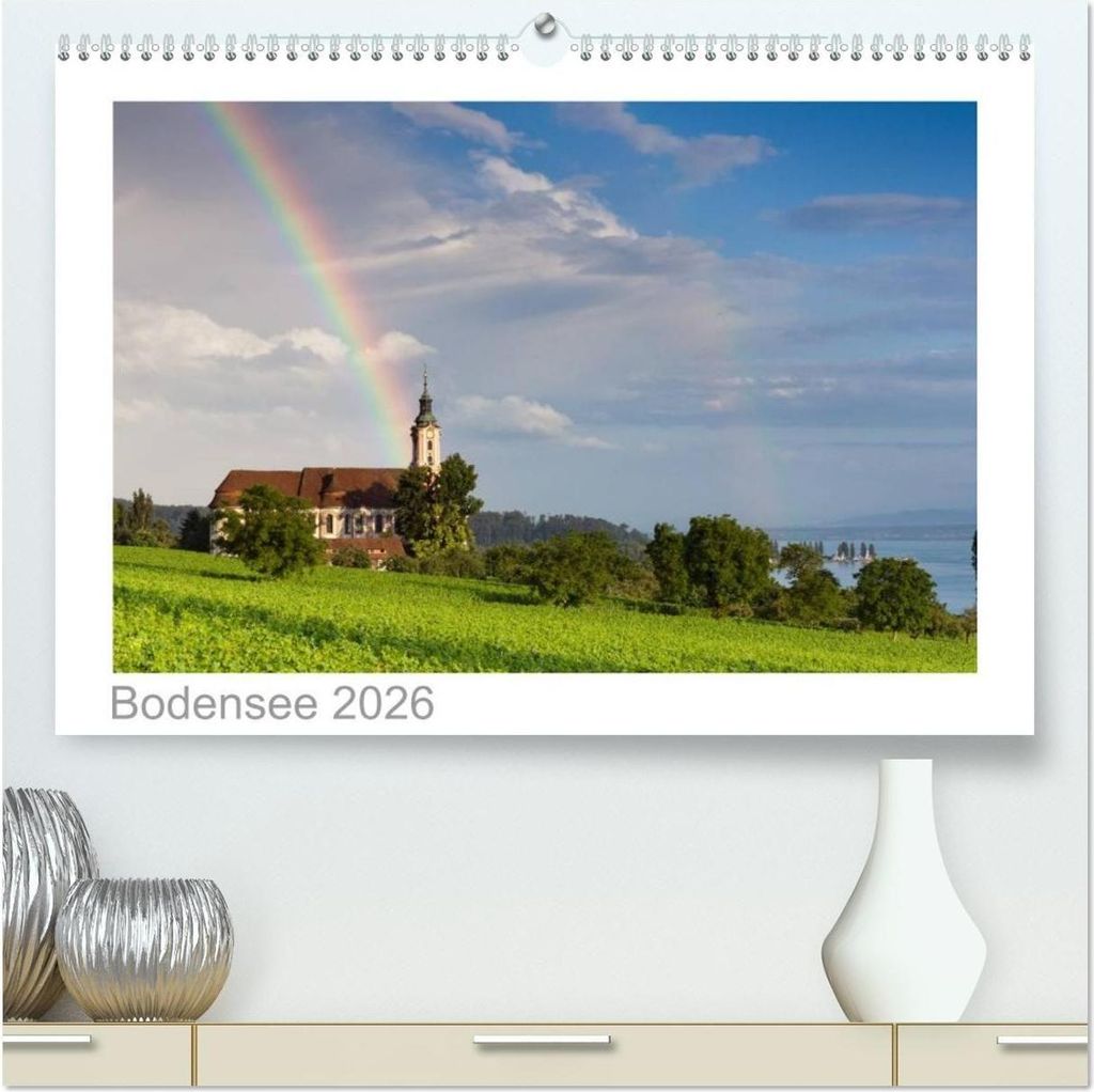 Bodensee 2026 (hochwertiger Premium Wandkalender 2026 DIN A2 quer), Kunstdruck in Hochglanz
