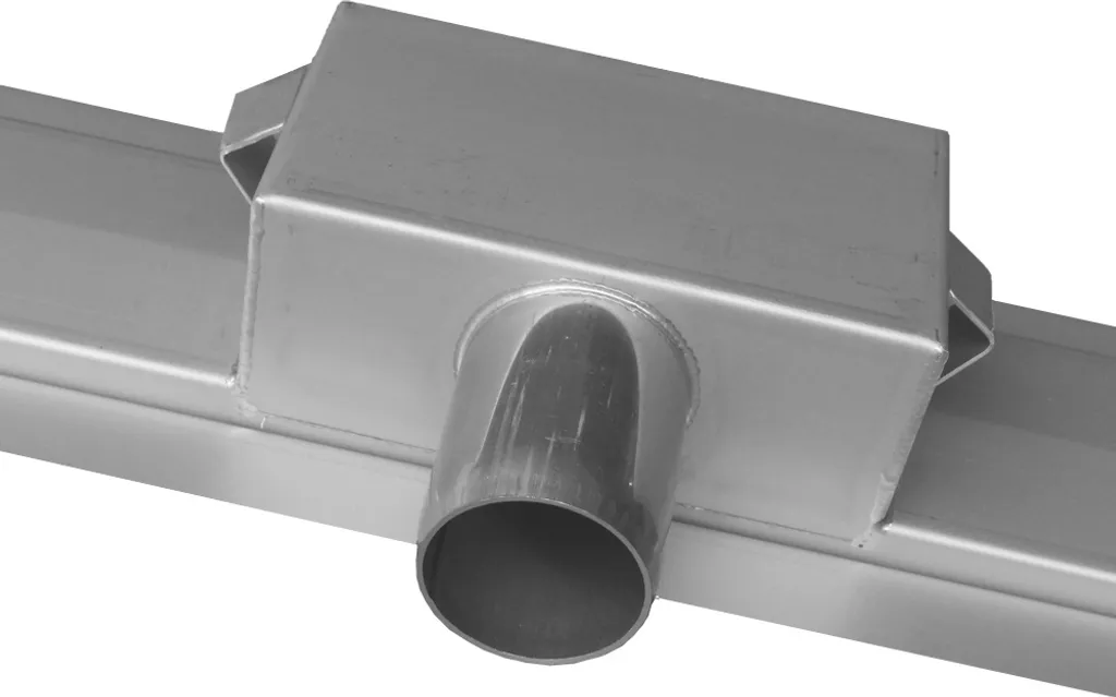 Bec douche cascade inox anti-calcaire - encastrement 6,7 cm débit max