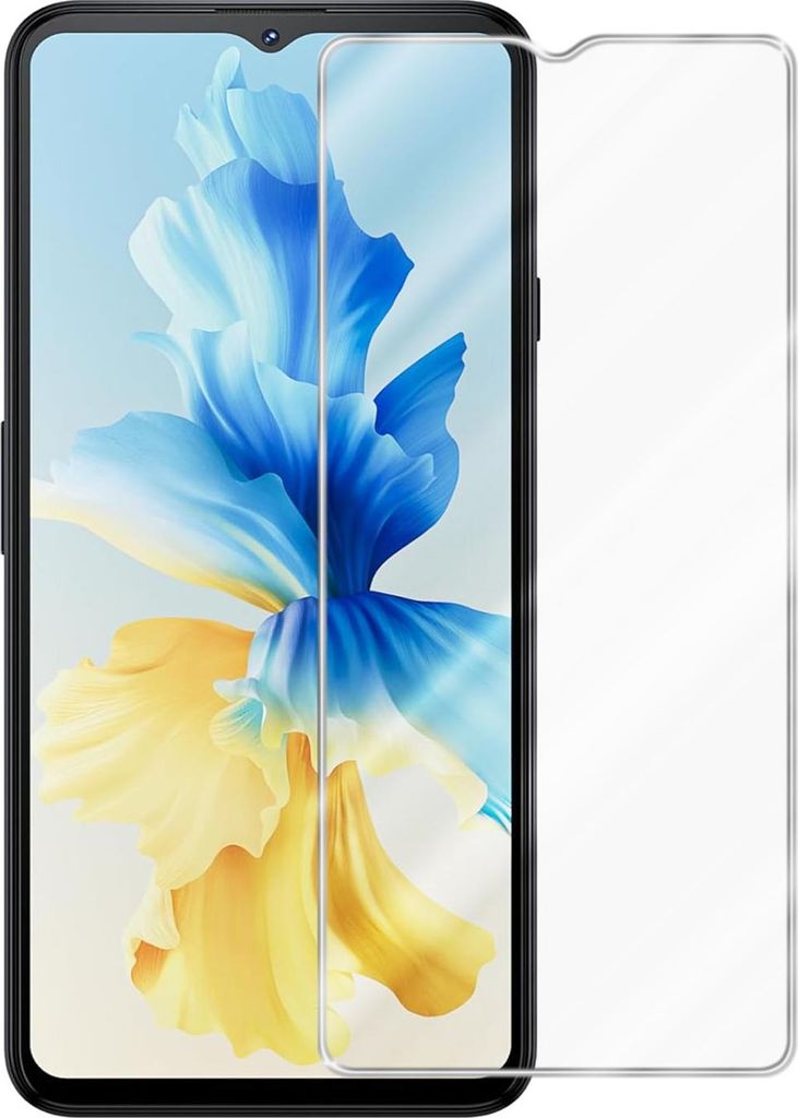 Cadorabo Panzer Schutz Glas für Cubot Note 40 Schutzfolie in Ultra-Klar Hüllen freundlich - Gehärtetes (Tempered) Glas Dipslayschutz Folie in 9H...