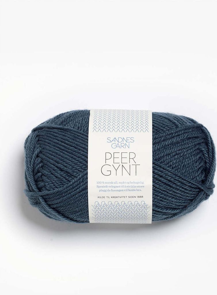 Sandnes Peer Gynt 50g - 100% Schurwolle Dunkelblau 6572 Produktbild 