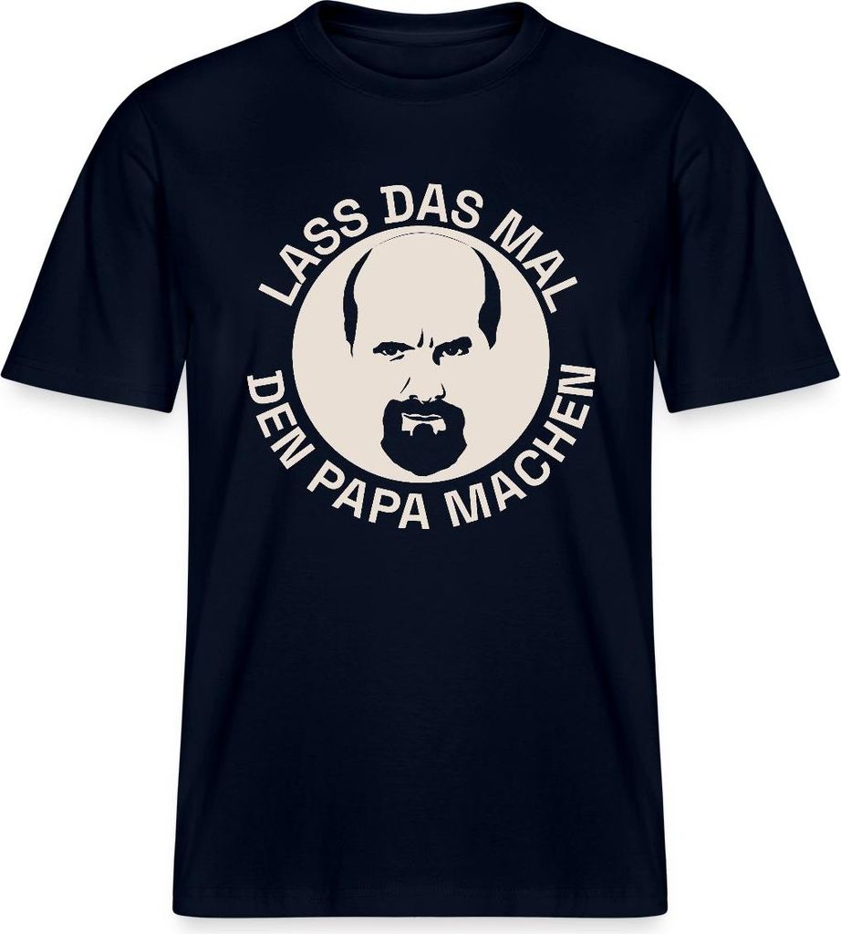 Spreadshirt Stromberg Lass Das Mal Den Papa Machen Relaxed Fit Uni T-Shirt, XL, Navy