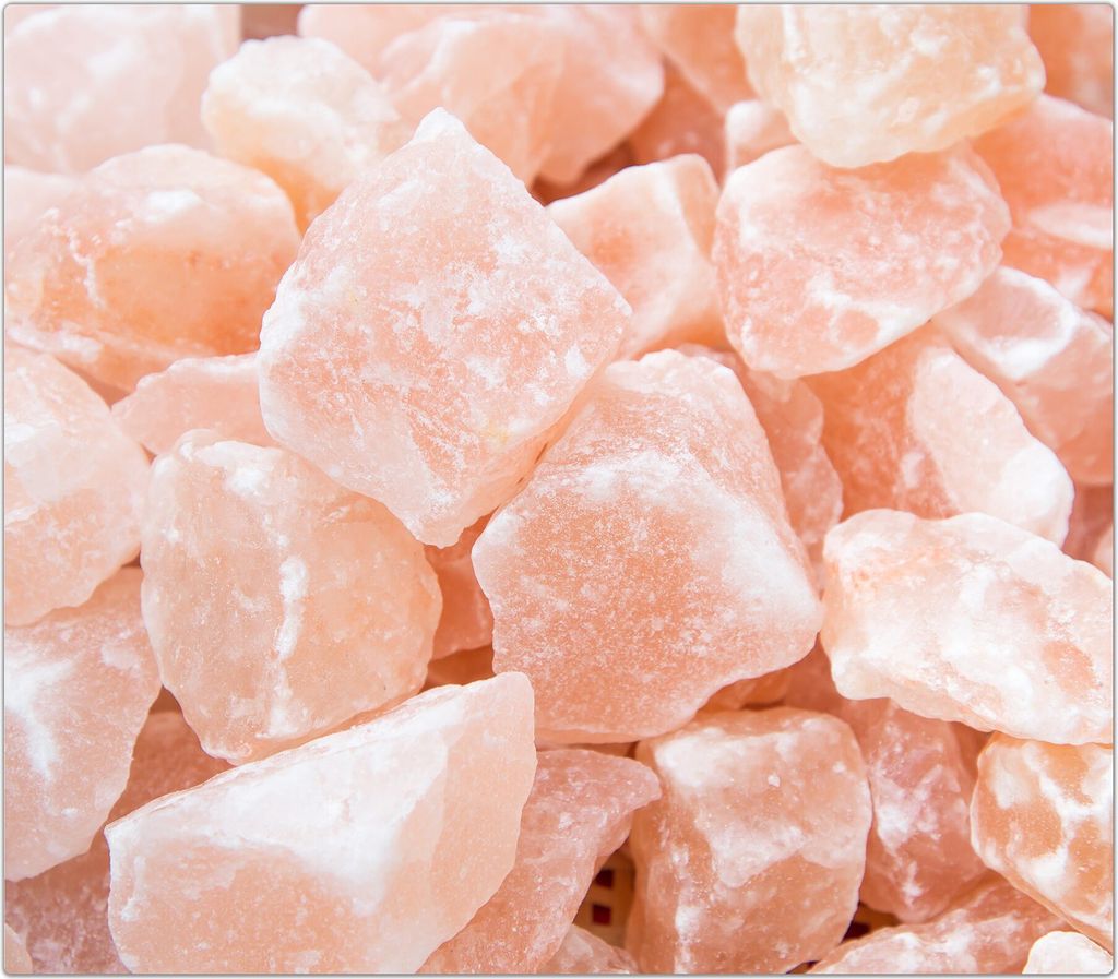 Spritzschutz Herdabdeckplatte Schneidebrett aus Glas Rosa Salz 1-Teilig (60x52cm)