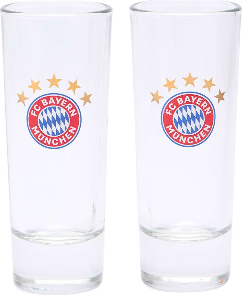 FC Bayern München Schnapsglas 2er-Set 6 cl Glas Produktbild 