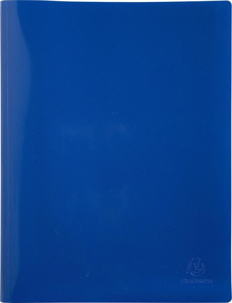 Exacompta 12x Sichtmappen A4 mittelfest RC-PP 30 Hüllen BeeBlue Blau 88182E
