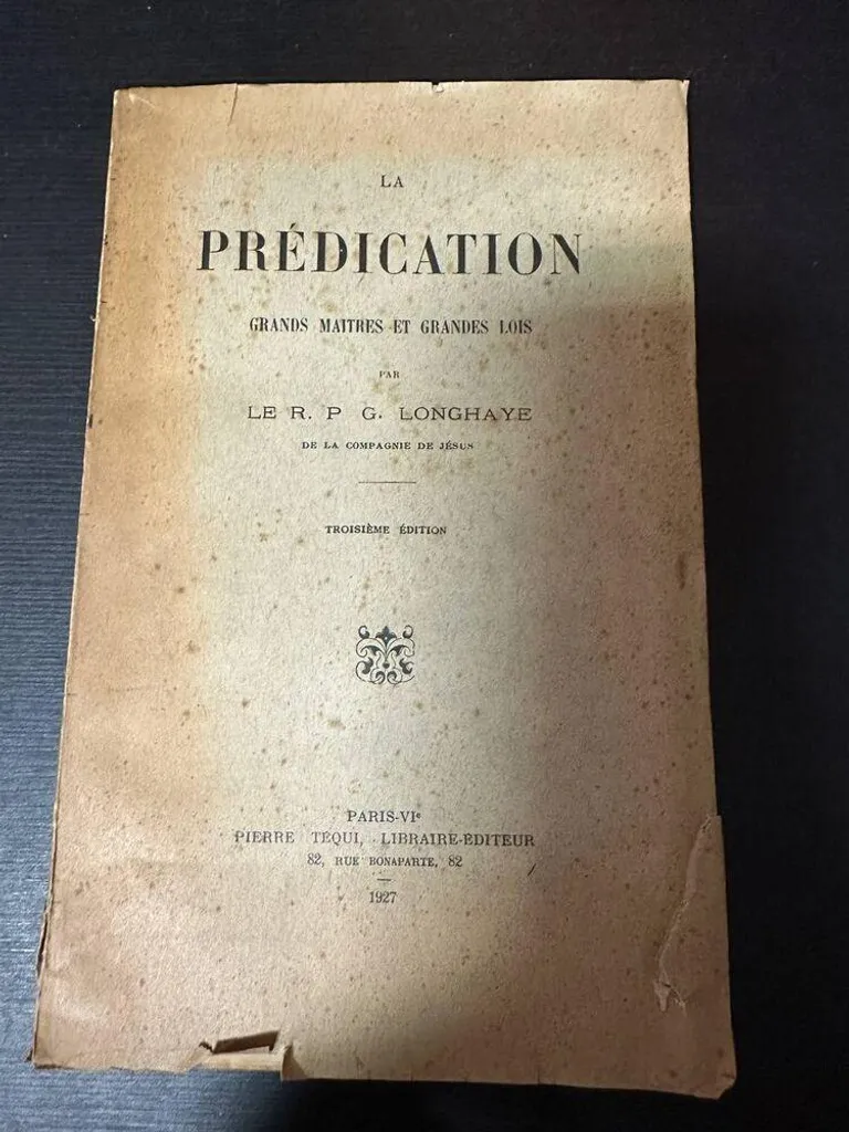 La Prédication Grands Maîtres et Grandes Lois : Livre Théologique Rare