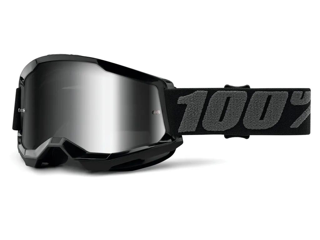 Masque cross Strata 2 100% avec écran miroir pour moto