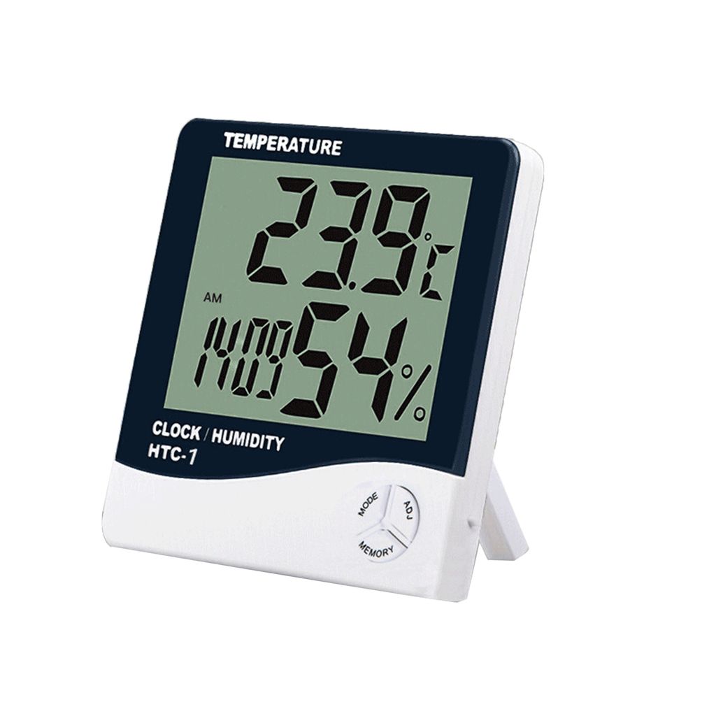 Zimmerthermometer Außenfühler Digitales Thermometer mit Luftfeuchtigkeitsmesser 