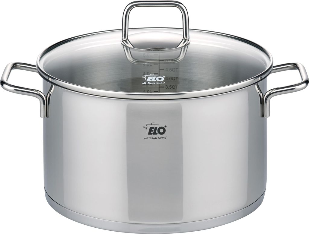 ELO Fleischtopf CITRIN D 24 cm silber Produktbild 