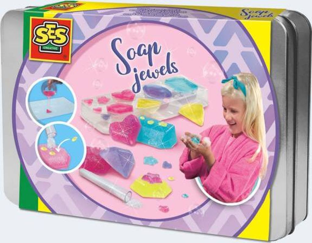 SES Creative Glitzerseife Juwelen, Guss-/Mal-Set für Produktbild 
