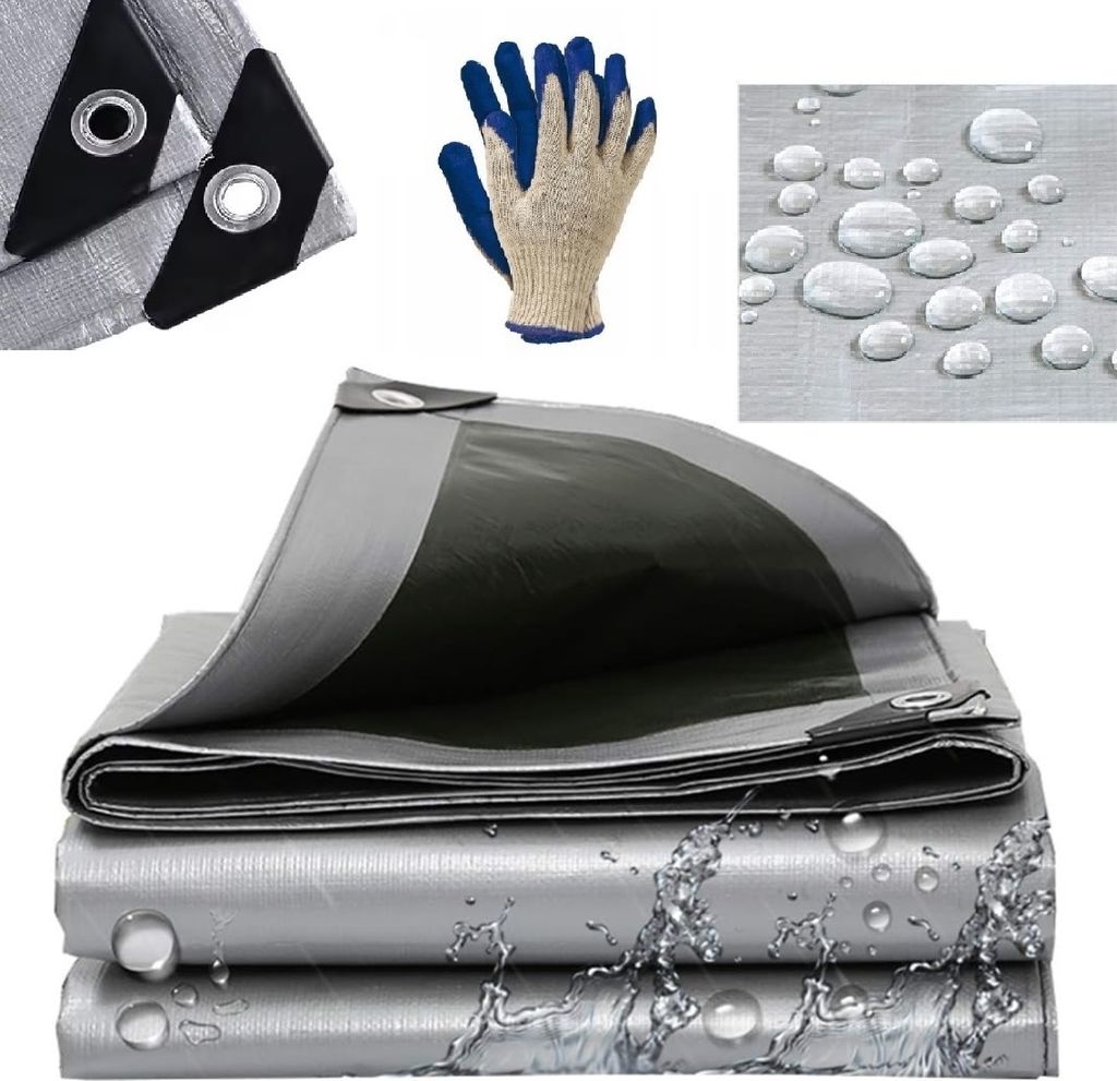 Ekspand | Plane 2x3 m - Silber-Schwarz - Wetterfest - Produktbild 