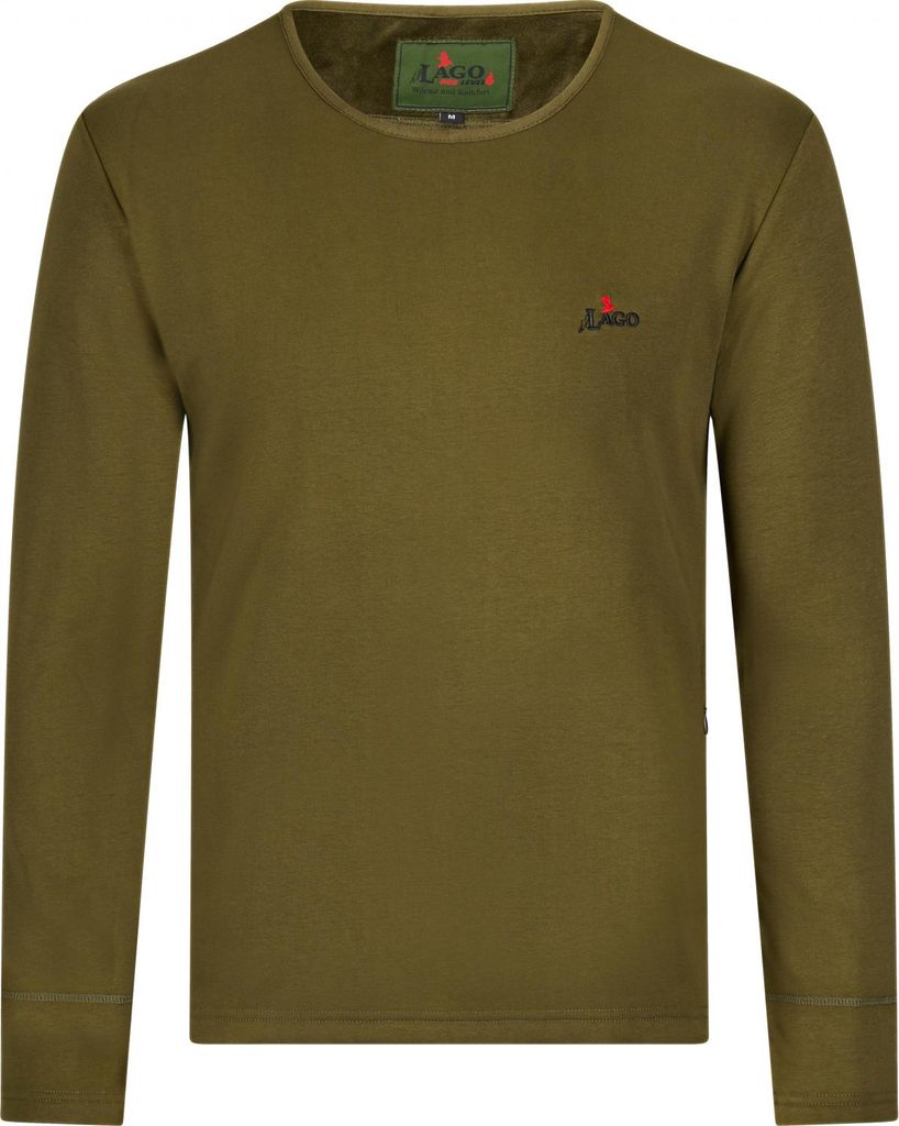 il Lago Red Level Longsleeve Feuerland Herren, beheizbar (Oliv) Größe XXL