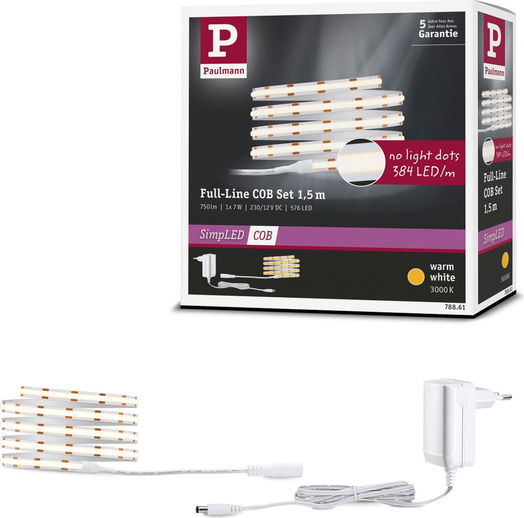 Paulmann SimpLED LED Strip Full-Line COB Komplettset