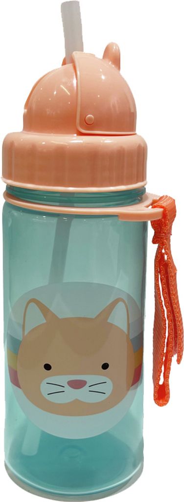 Skip Hop Zoo-katzen-flasche Mit Strohhalm One Size