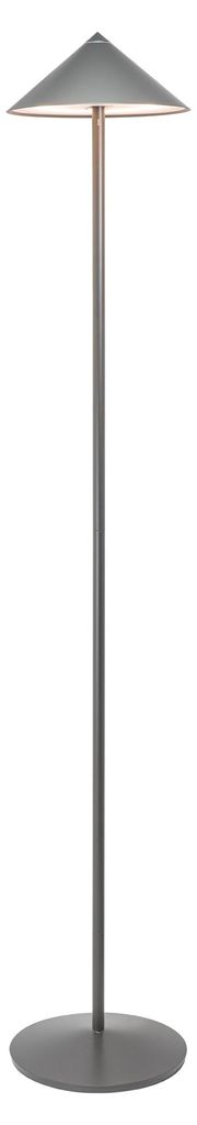 Lampadaire Led Zafferano Pina Xxl Titane, Rechargeable, 6W Image du produit 