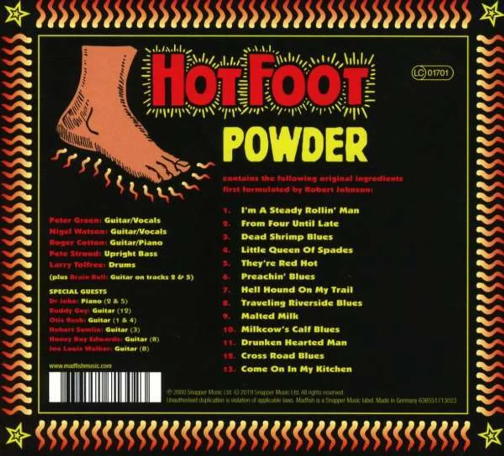 CD Peter Green Heißes Fußpulver Nigel Watson Retrouvez le Blues Pur