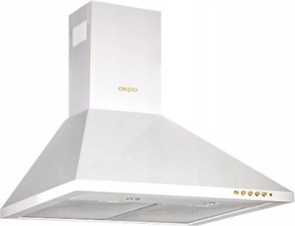 Hotte de cuisine murale 60 cm Akpo WK-4 Classic design blanc intemporel