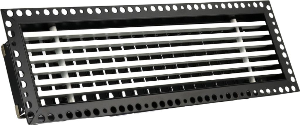 Koolair - Rahmenloses Wandgitter - Weiß/Schwarz - 210x50mm