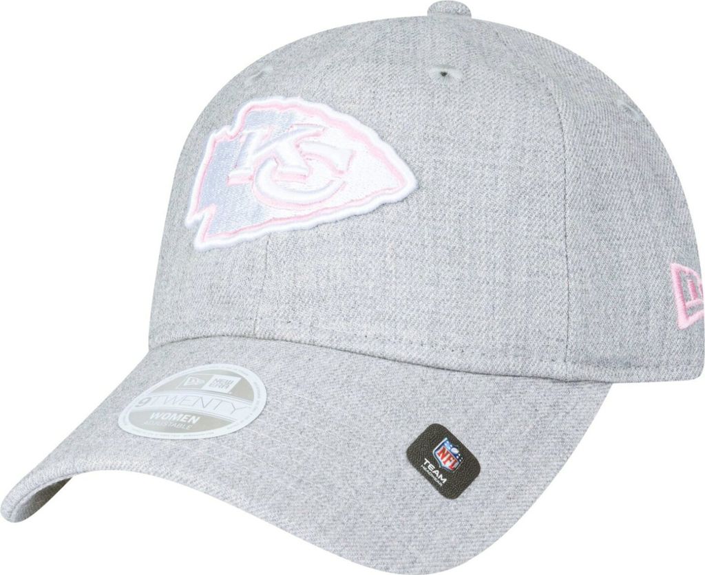 New Era 9Twenty Damen Cap - Kansas City Chiefs grau rosa