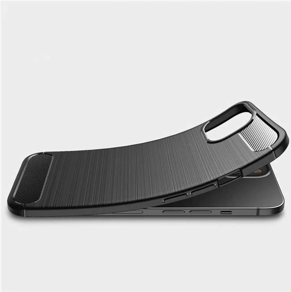 Coque iPhone 14 Plus SPACECASE Carbon Noir - Anti-Choc et Ultra Légère - 4