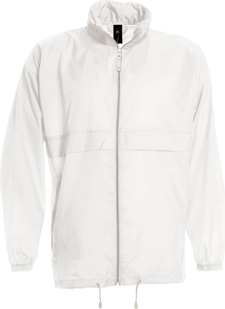 B&C Sirocco Leichte Herren Jacke BC102 (2XL) (Weiß)