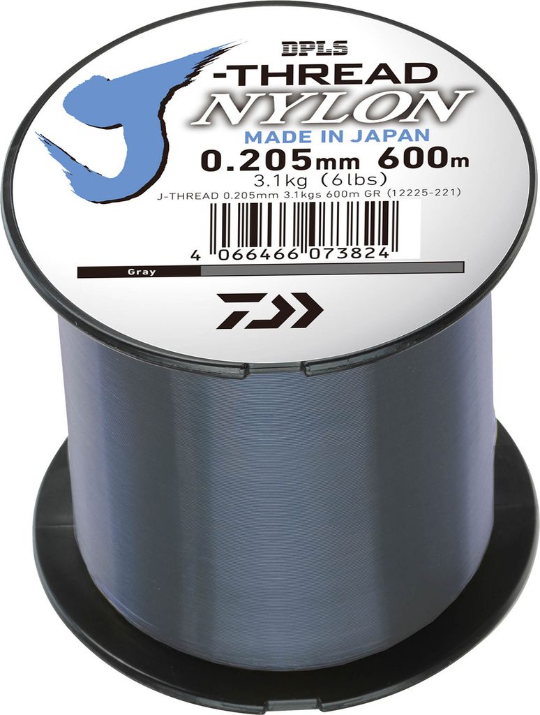 Daiwa J-THREAD 0.260mm 5.1kgs 600m Grau