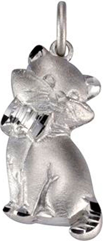 F Anhänger 925/- Sterling Silber 2,5cm weiß 174240145