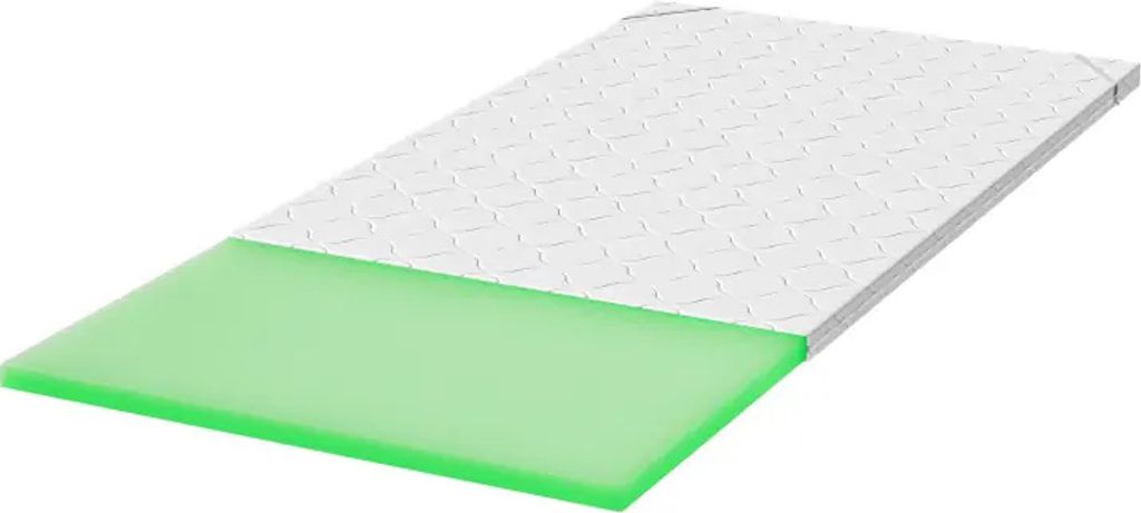 Matratzenauflage 180x200 PUR 5 cm Schaumstoffauflage Topper H3 bequem mit abnehmbarem Bezug, Antiallergisch