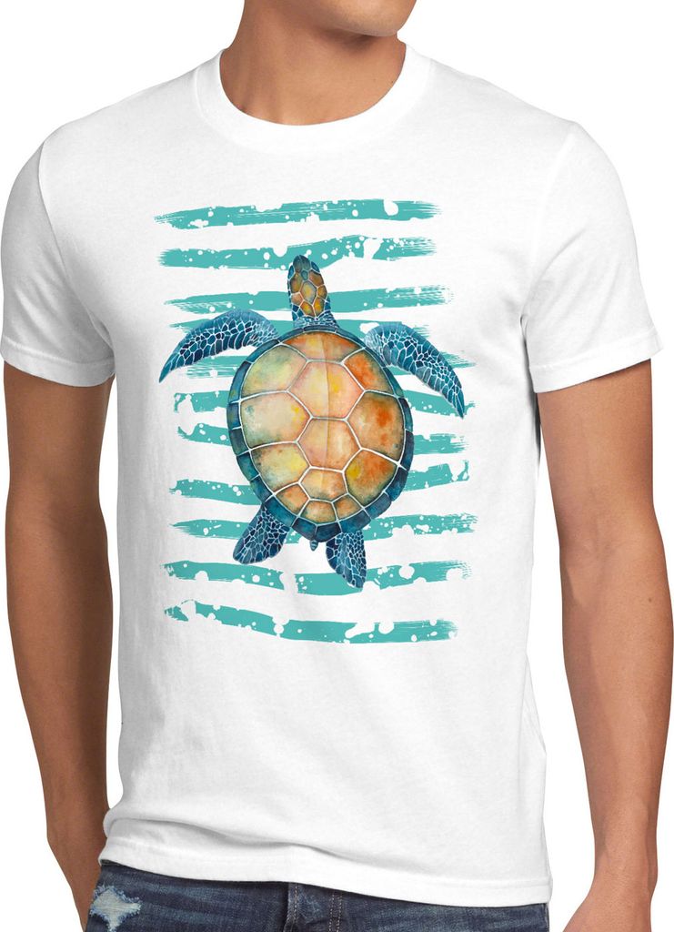 style3 Turtle Power Herren T-Shirt schildkröte strand urlaub