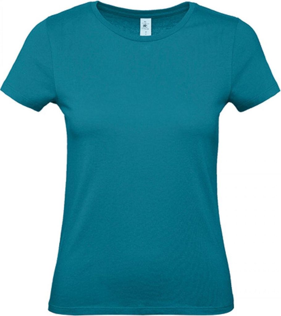 B&C TW02T | Damen T-Shirt / 100 - Farbe: Diva Blue - Größe: XS