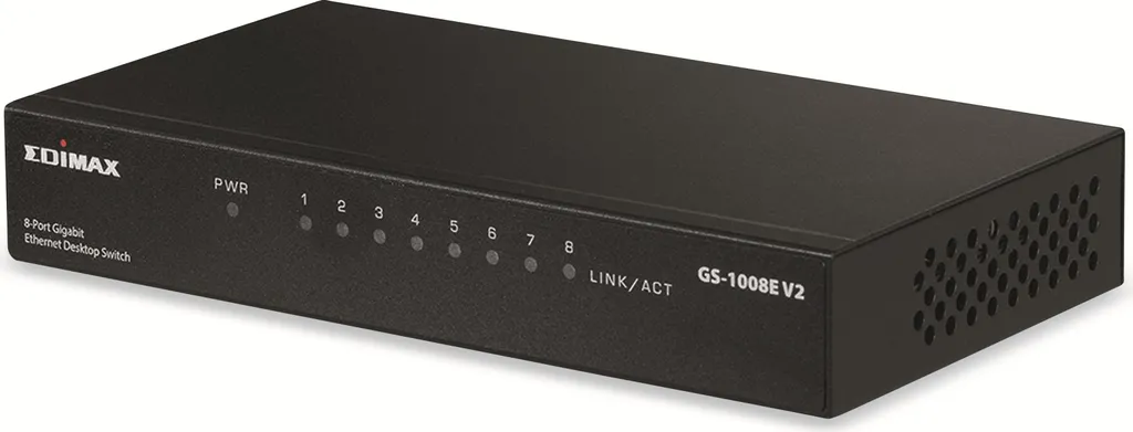 Switch Edimax GS-1008E V2 8 Porte Gigabit | Case in Metallo Robusto